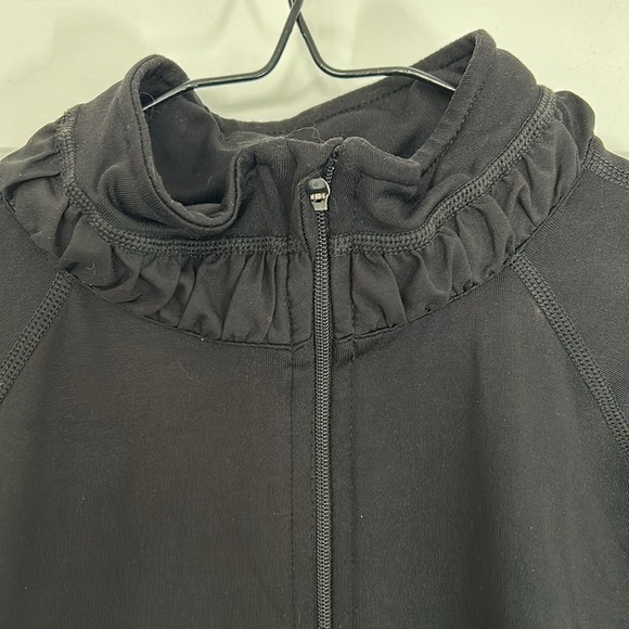 SPANX - Women Black Contour Full Zip Jacket Athleisure Lightweight Sweater large - Picture 5 of 12